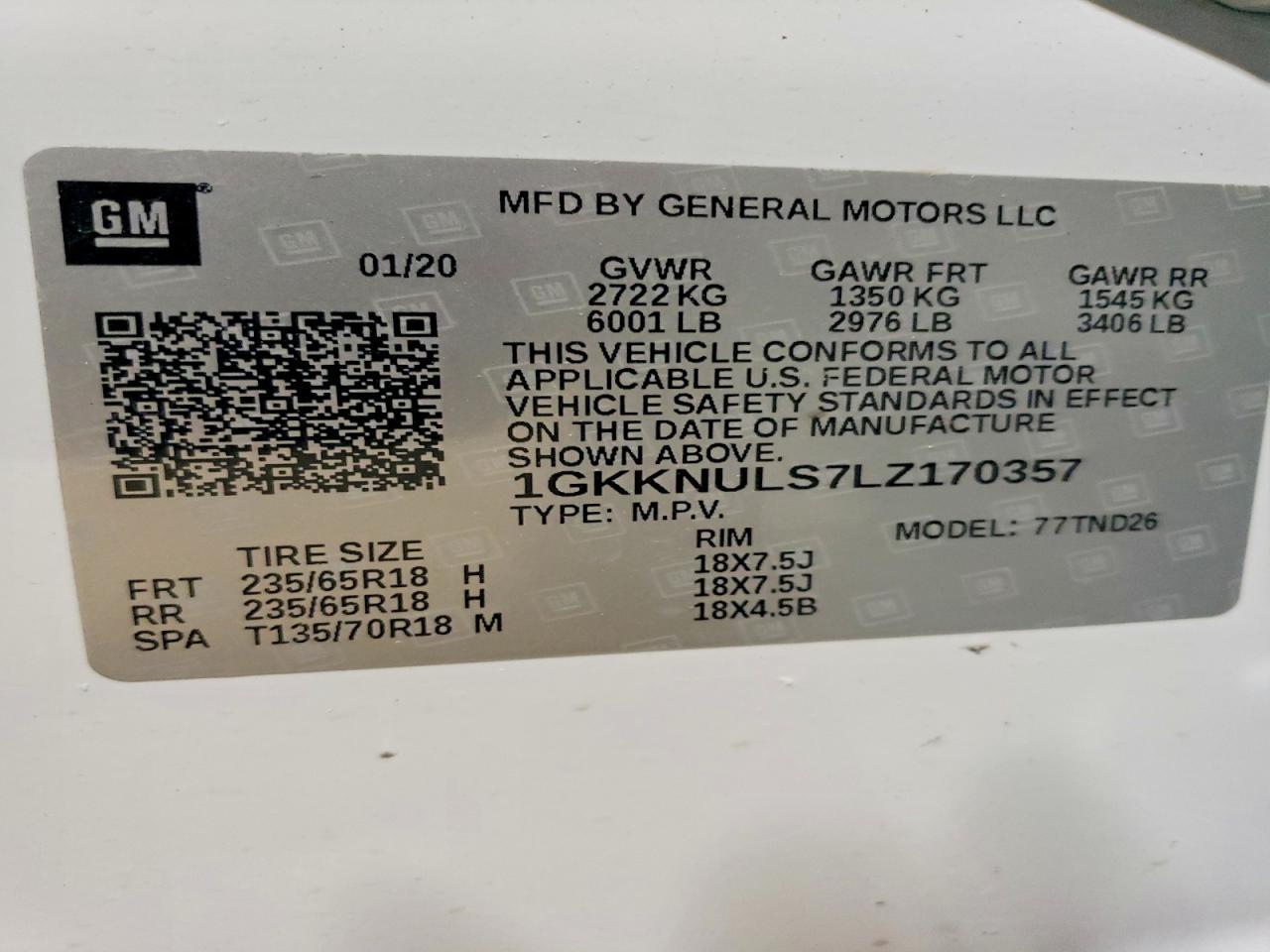 2020 GMC Acadia Slt - zdjęcie 13