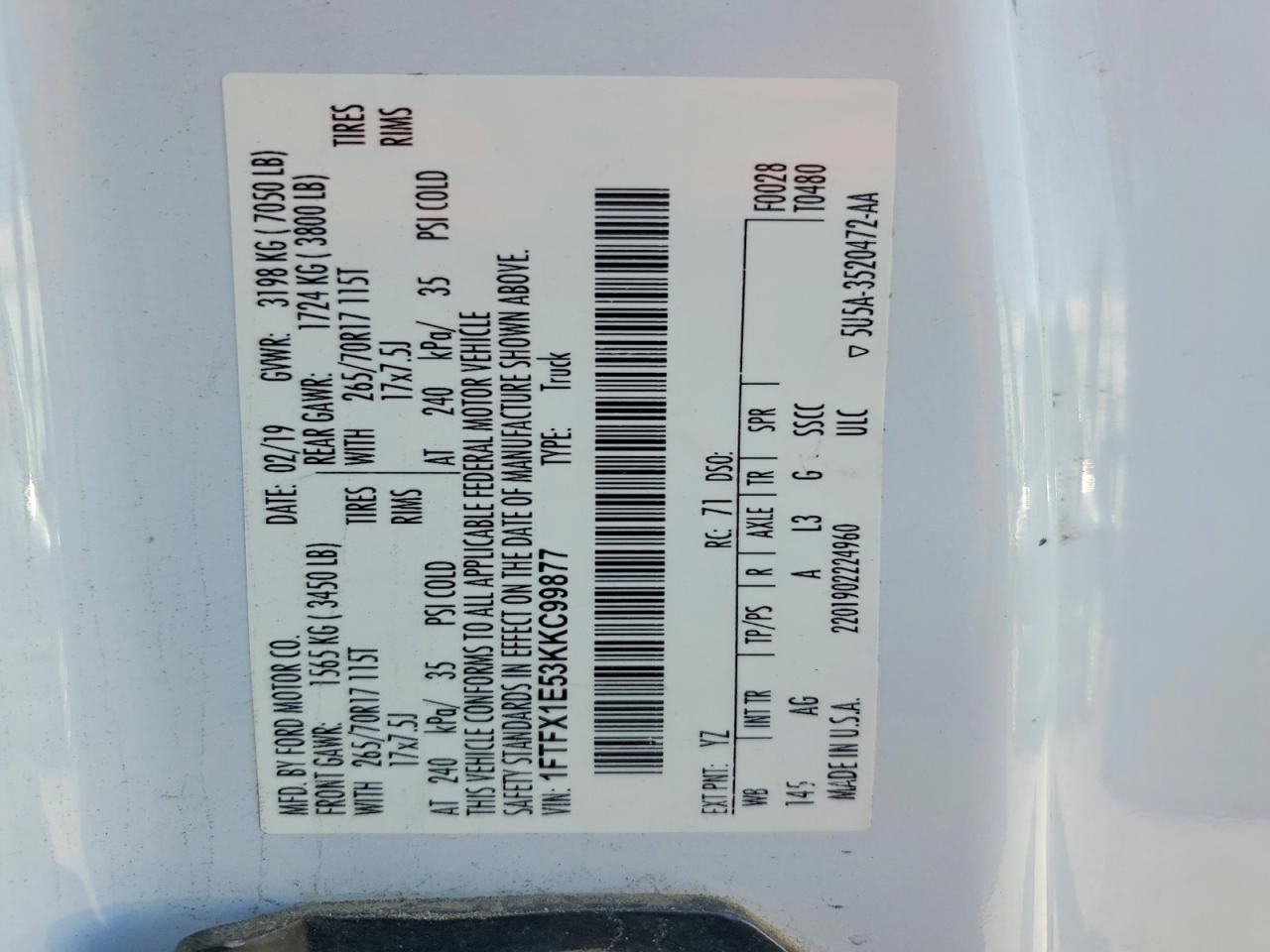 2019 Ford F150 Super Cab - zdjęcie 12