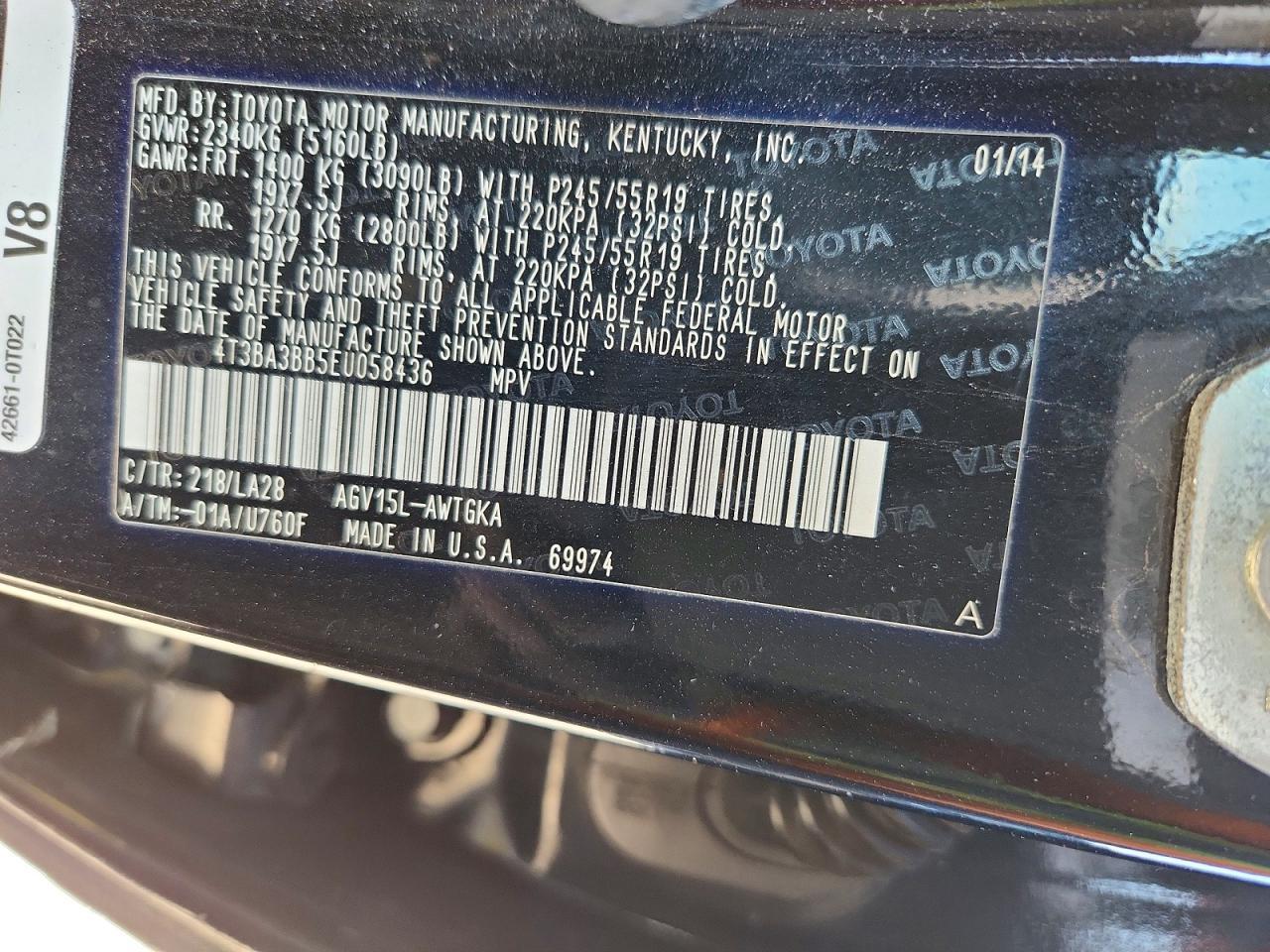 2014 Toyota Venza Xle - zdjęcie 13