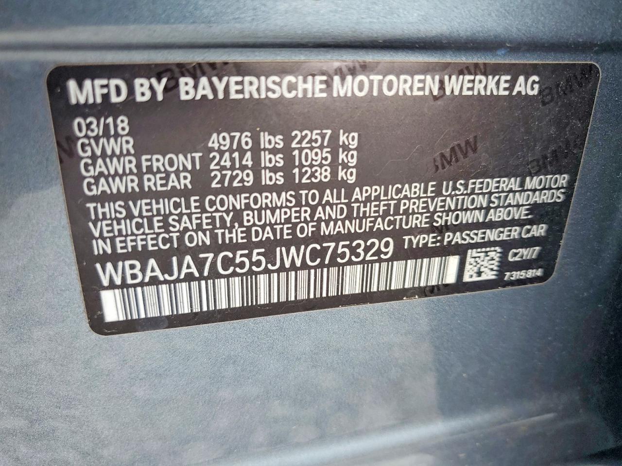 2018 BMW 530 Xi - zdjęcie 12