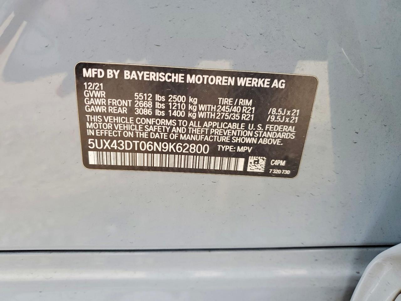 2022 BMW X4 M40I - zdjęcie 13