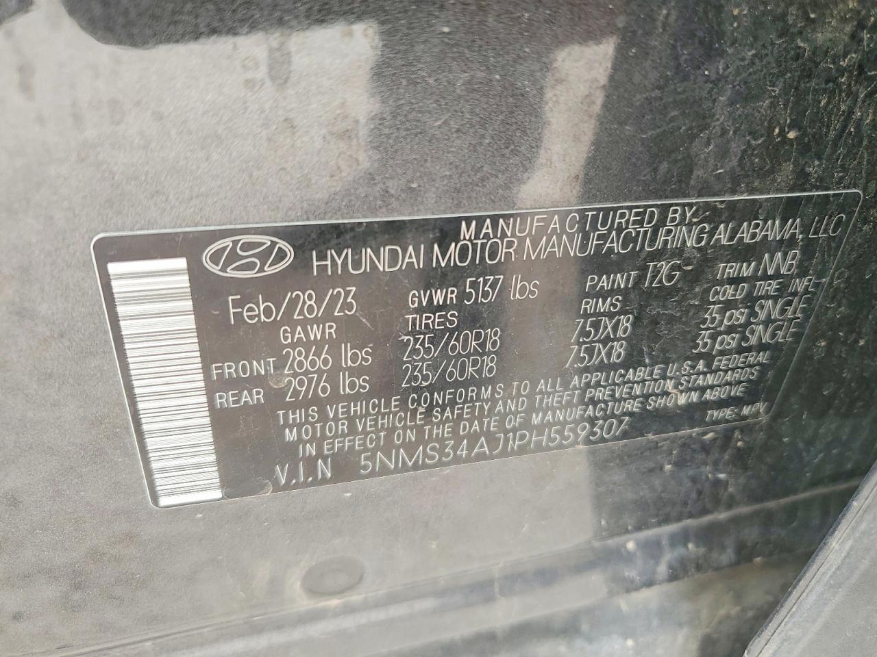 2023 Hyundai Santa Fe Sel - zdjęcie 14