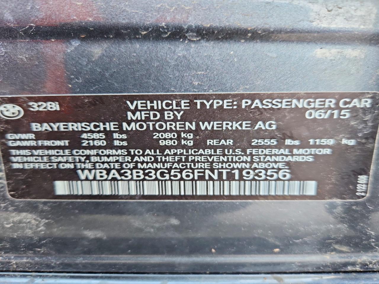 2015 BMW 328 Xi - zdjęcie 13