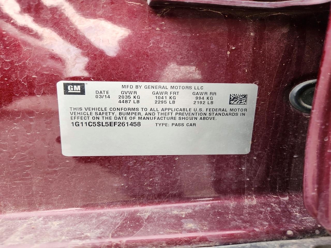 2014 Chevrolet Malibu 1Lt - zdjęcie 13