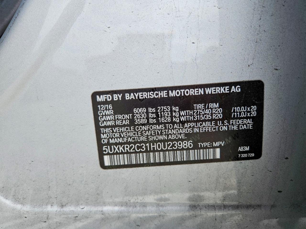 2017 BMW X5 Sdrive35I - zdjęcie 13
