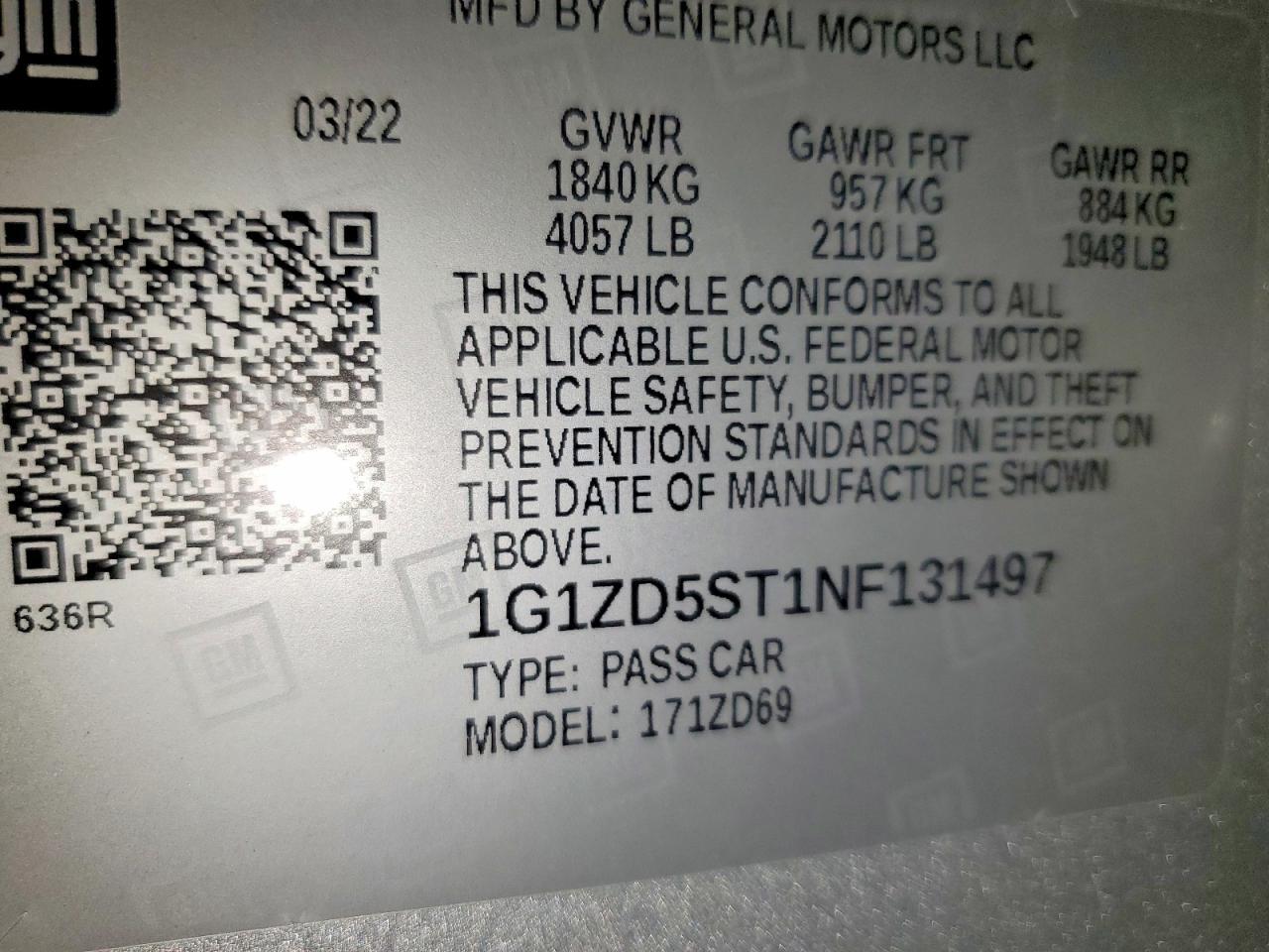 2022 Chevrolet Malibu Lt - zdjęcie 14