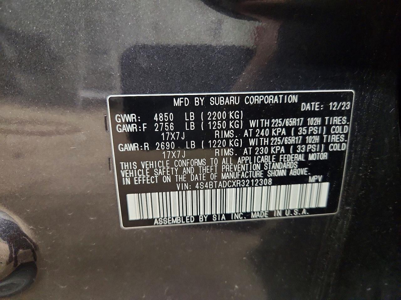 2024 Subaru Outback Premium - zdjęcie 13