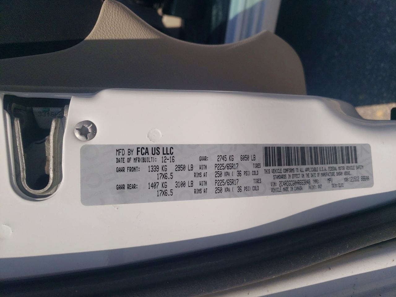 2017 Dodge Grand Caravan Sxt - zdjęcie 13