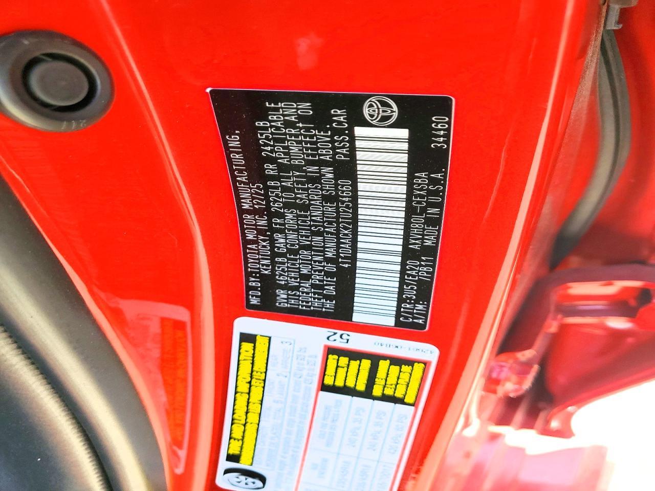 2026 Toyota Camry Se - zdjęcie 14