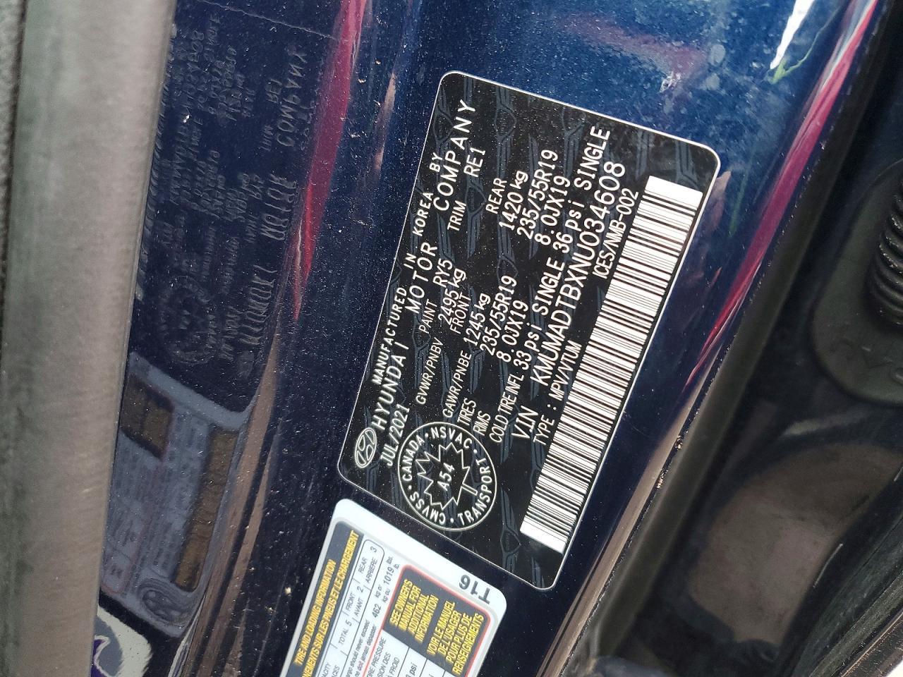 2022 Genesis Gv70 2.5T Standard - zdjęcie 13