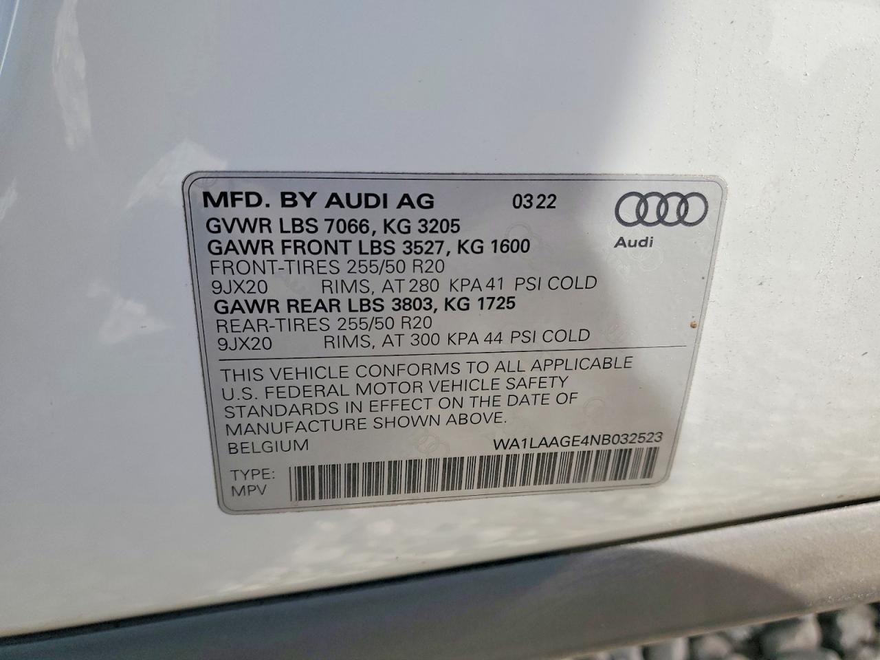 2022 Audi E-Tron Premium Plus - zdjęcie 14