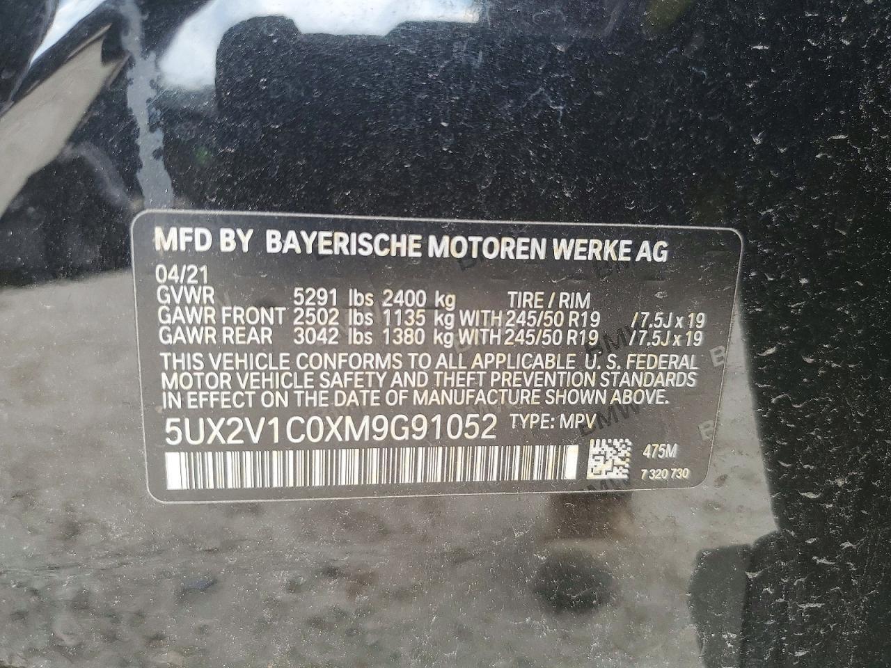 2021 BMW X4 xDrive30I - zdjęcie 14
