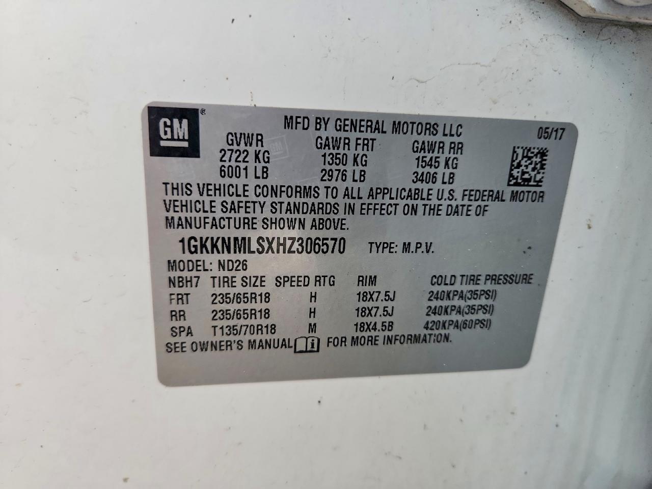 2017 GMC Acadia Slt-1 - zdjęcie 14