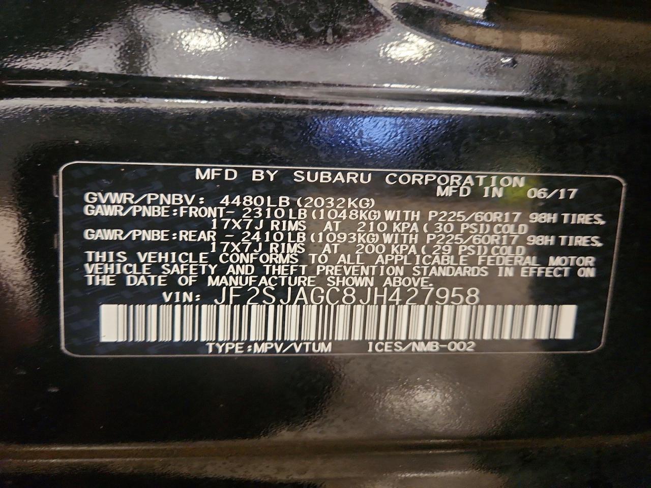 2018 Subaru Forester 2.5I Premium - zdjęcie 13