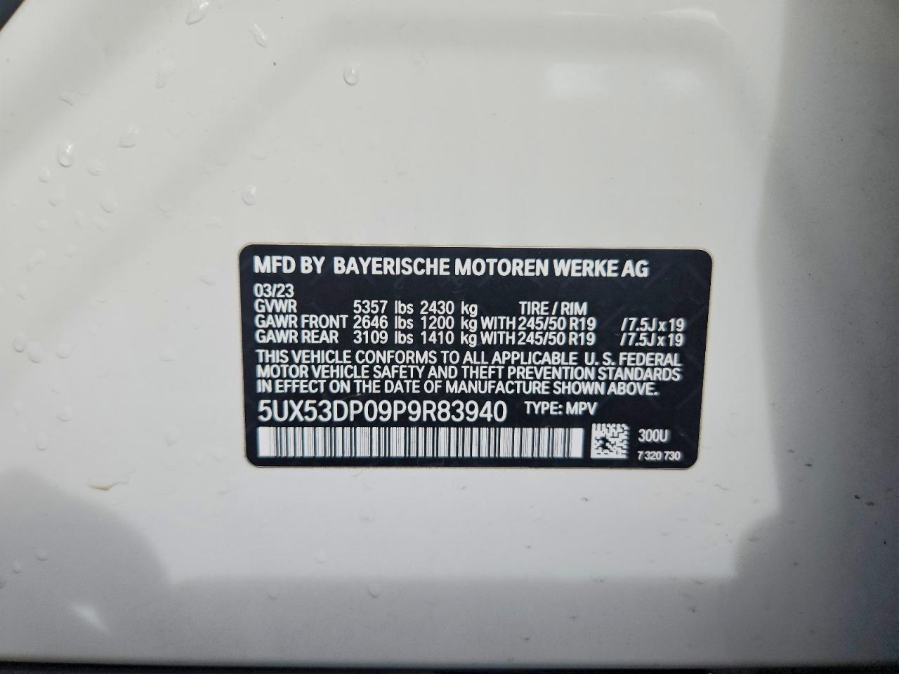2023 BMW X3 xDrive30I - zdjęcie 14