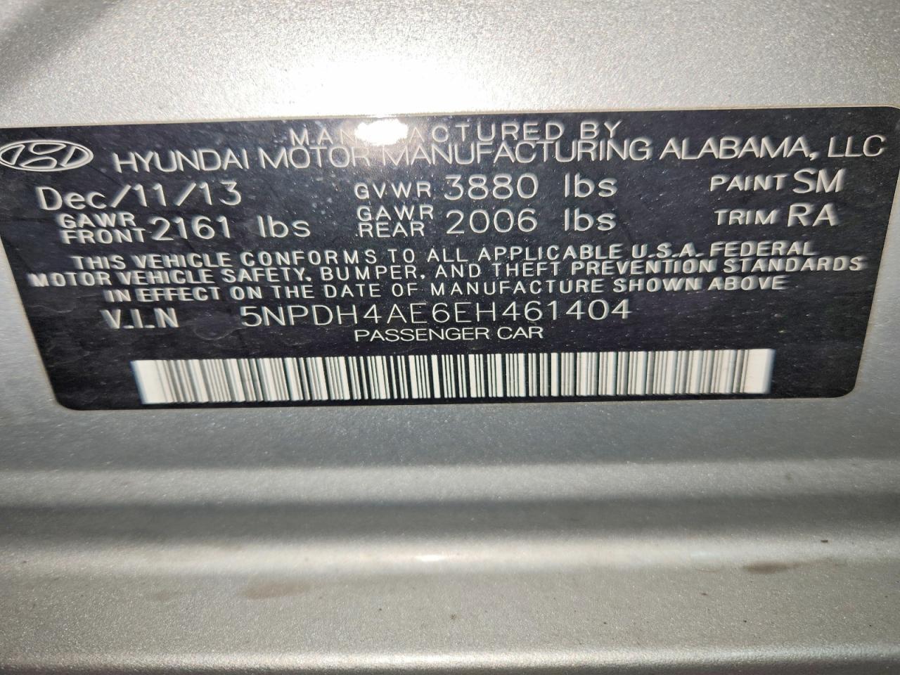 2014 Hyundai Elantra Se - zdjęcie 14