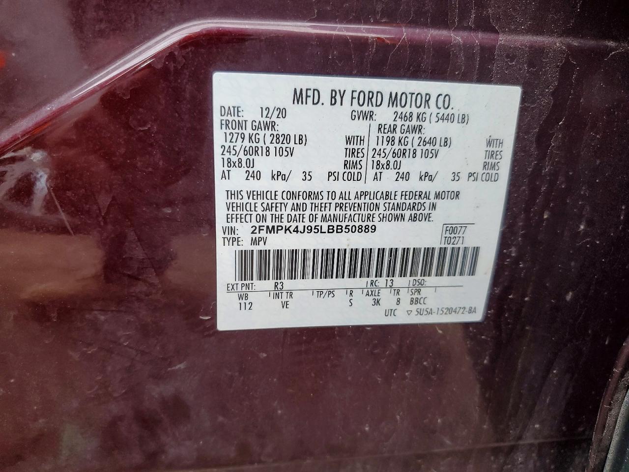 2020 Ford Edge Sel - zdjęcie 14