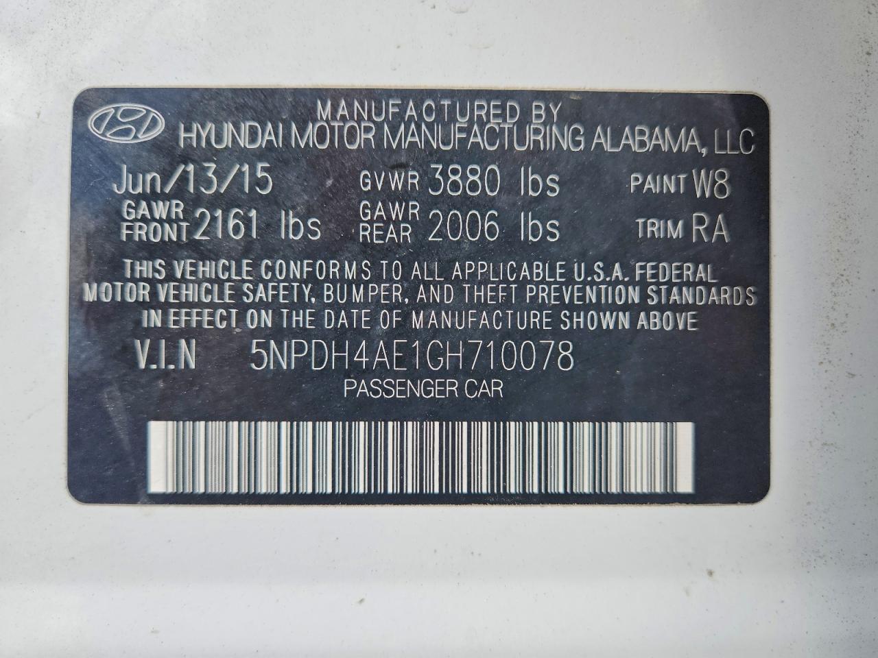 2016 Hyundai Elantra Se - zdjęcie 12