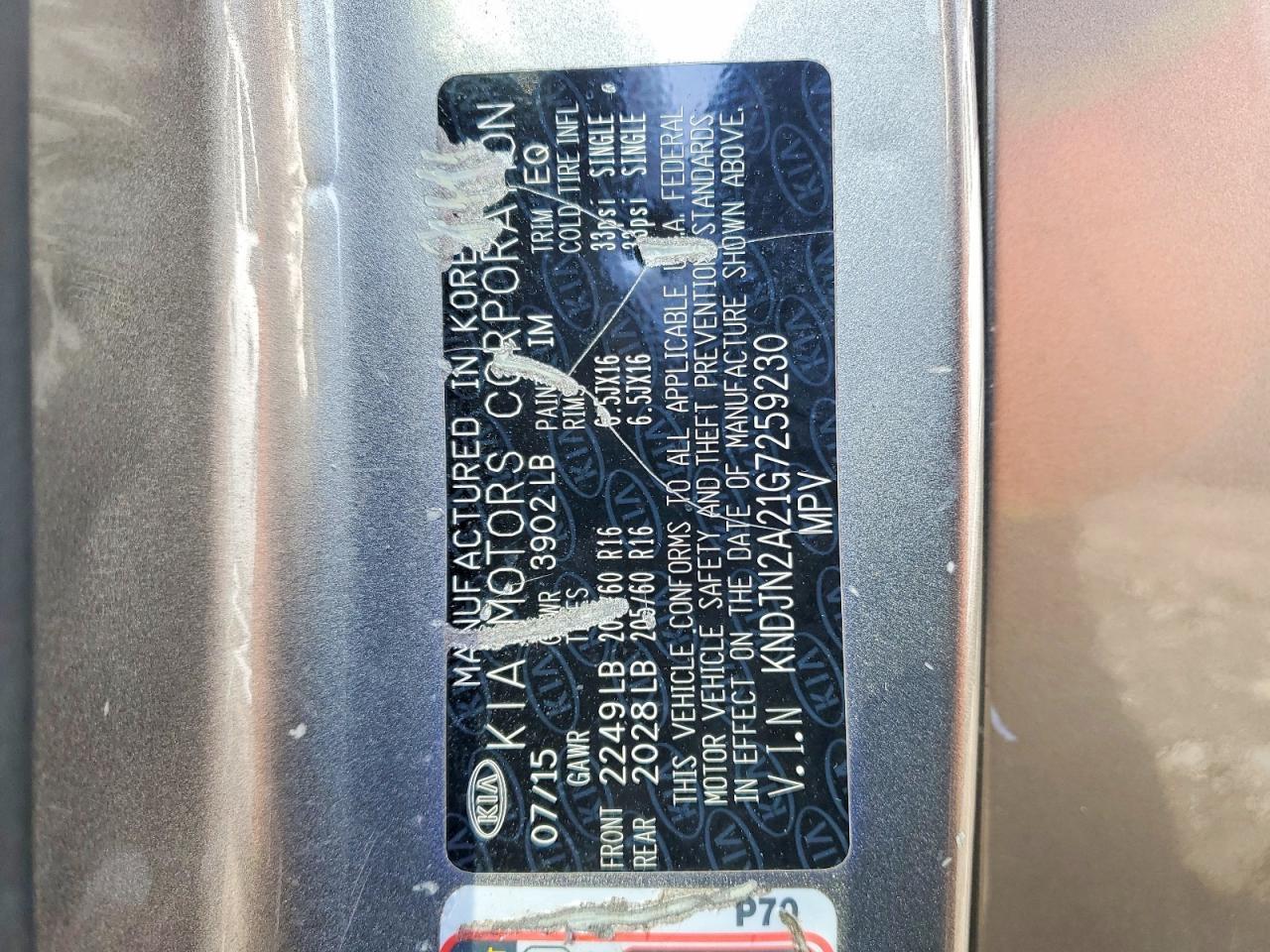 2016 Kia Soul - zdjęcie 12