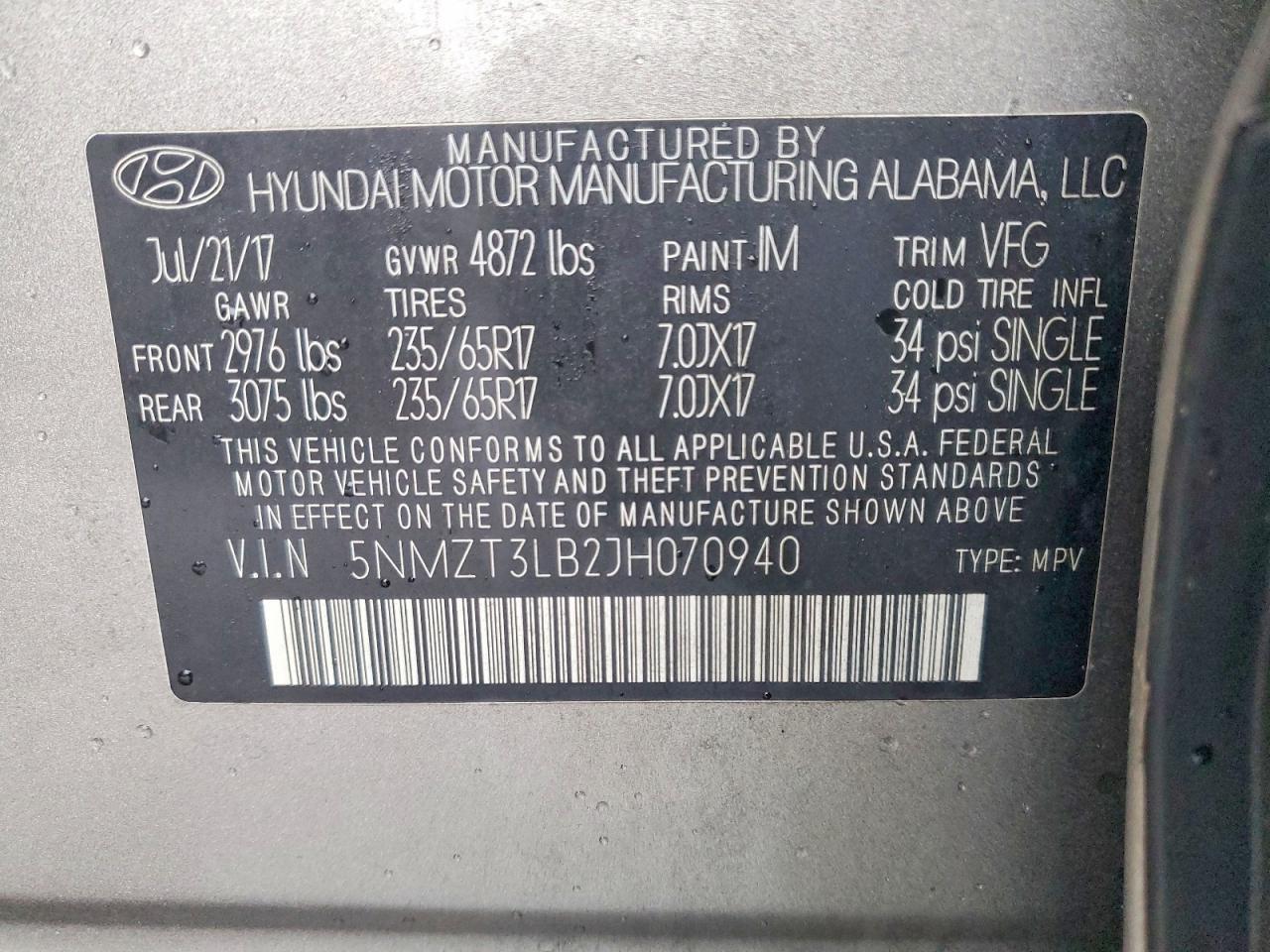 2018 Hyundai Santa Fe Sport 2.4L - zdjęcie 12