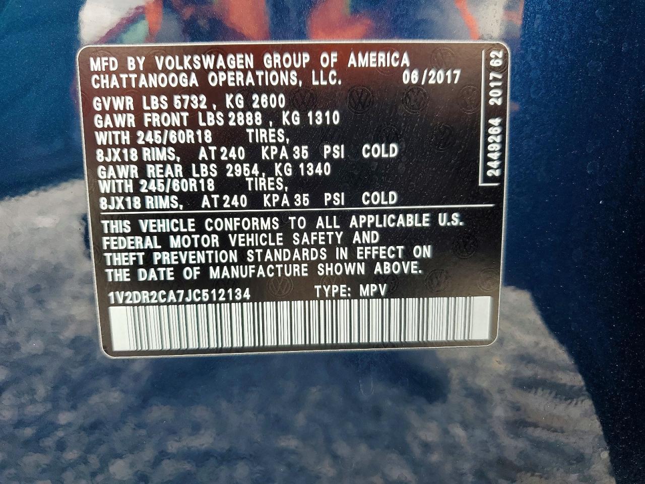 2018 Volkswagen Atlas Se - zdjęcie 13