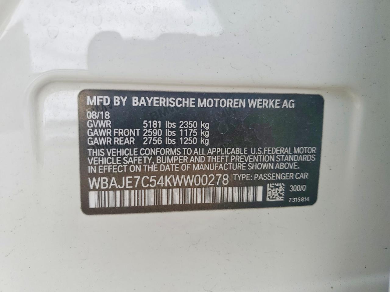 2019 BMW 540 Xi - zdjęcie 12