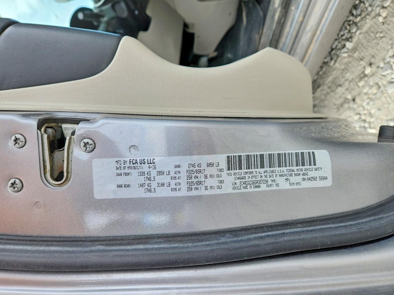 2016 Dodge Grand Caravan Sxt - zdjęcie 14