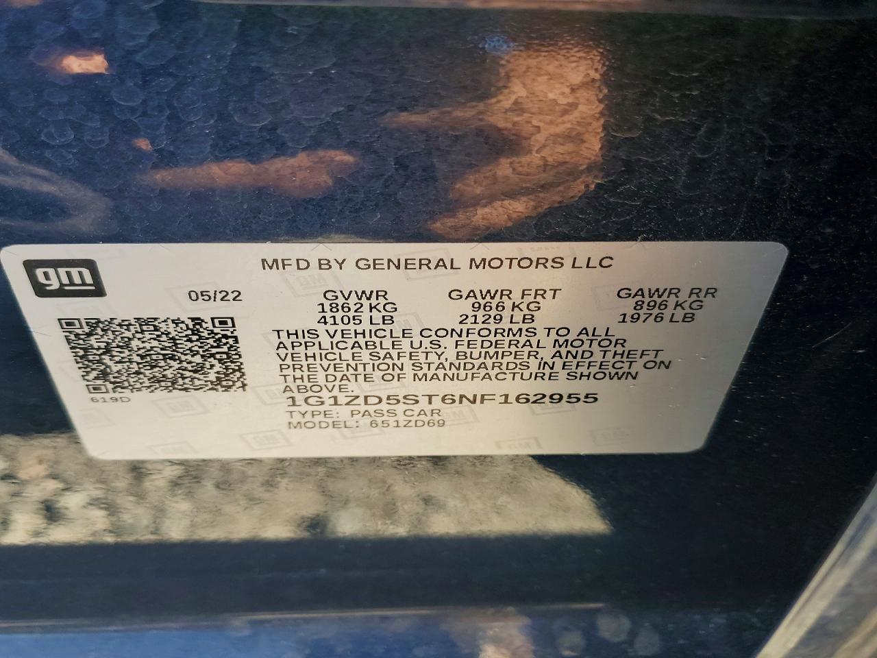 2022 Chevrolet Malibu Lt - zdjęcie 13