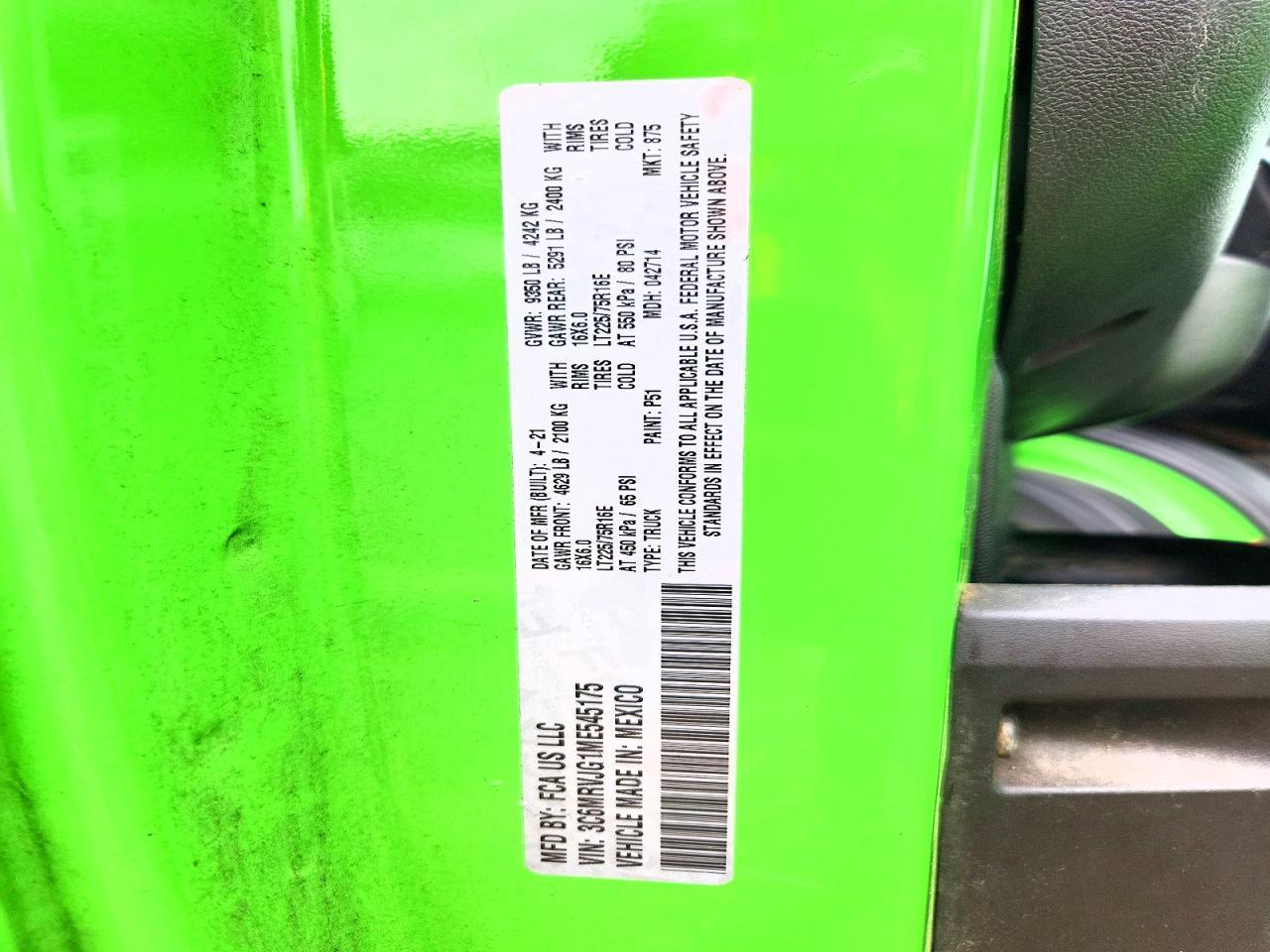 2021 Ram Promaster 3500 3500 High - zdjęcie 12