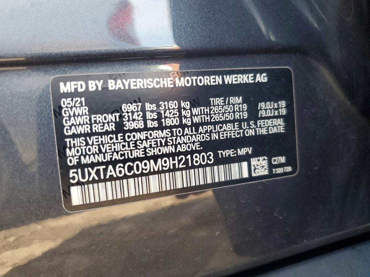 2021 BMW X5 xDrive45E - zdjęcie 12