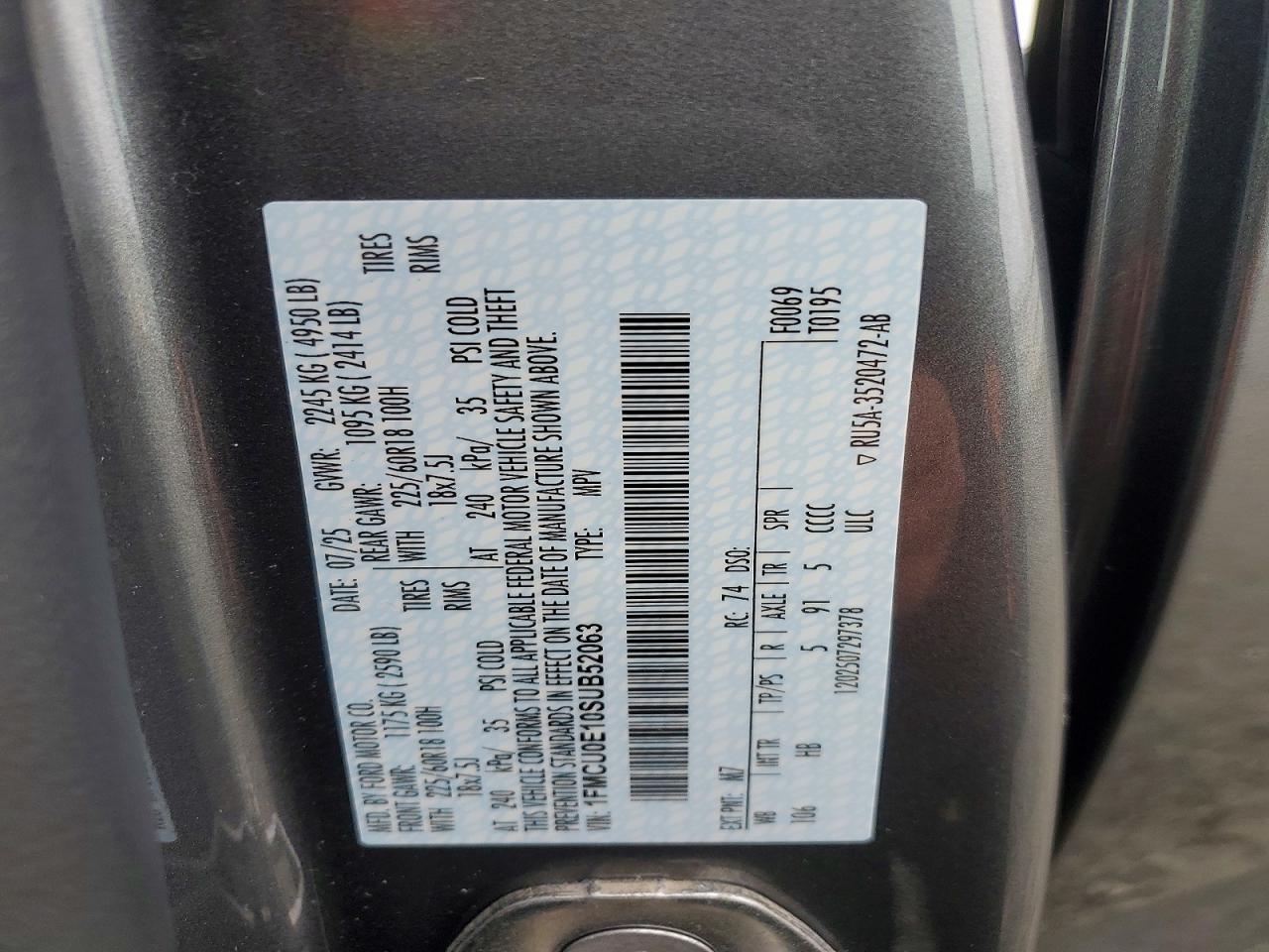 2025 Ford Escape - zdjęcie 14