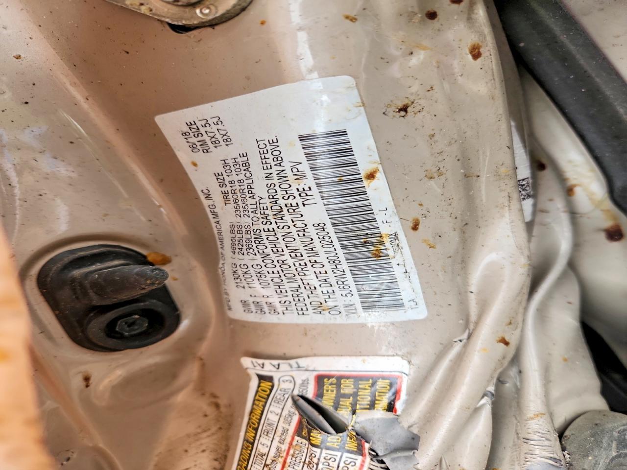 2018 Honda Cr-V Exl - zdjęcie 14