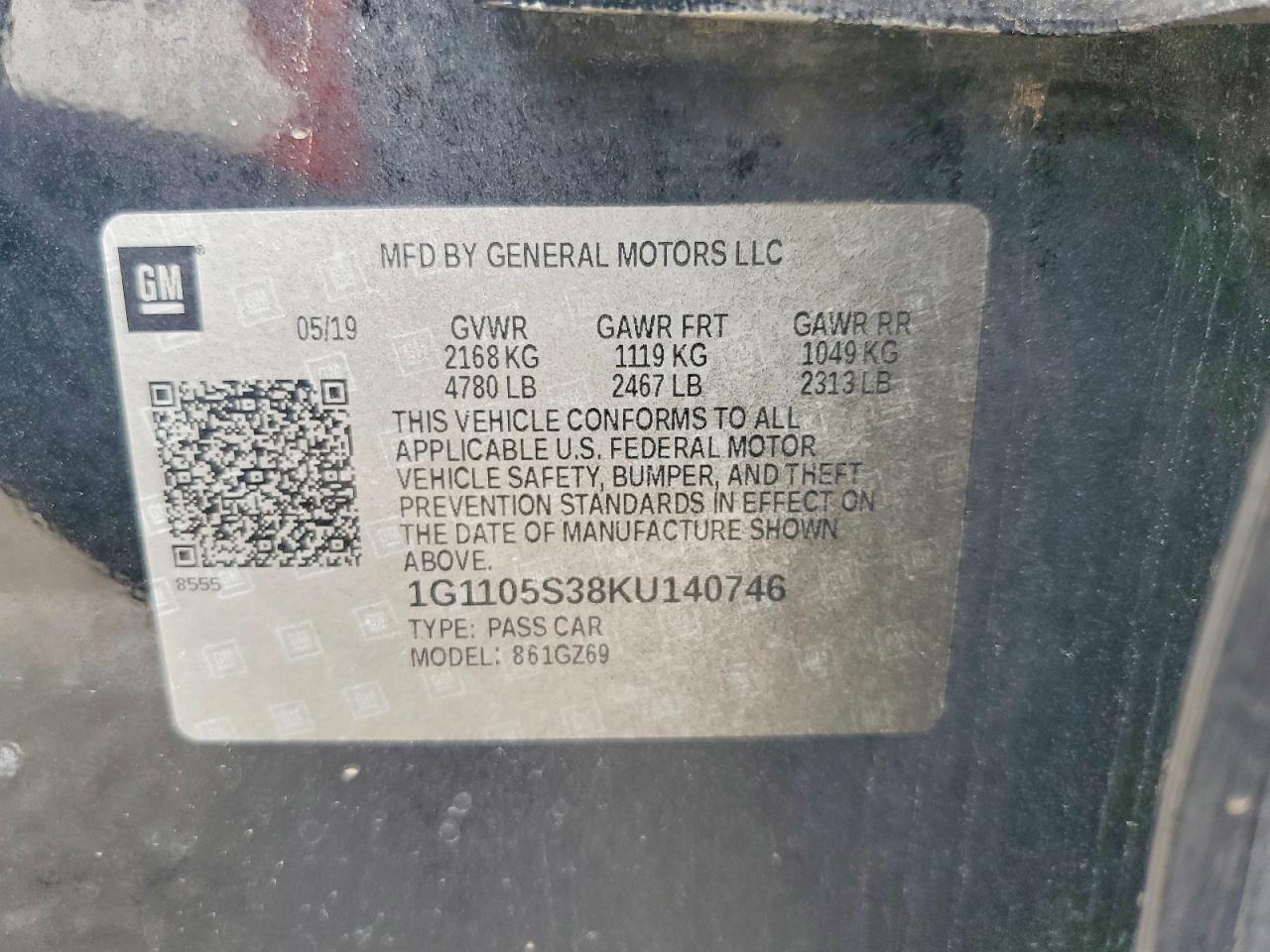 2019 Chevrolet Impala Premier - zdjęcie 12