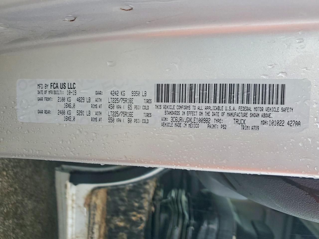 2020 Ram Promaster 3500 3500 High - zdjęcie 13