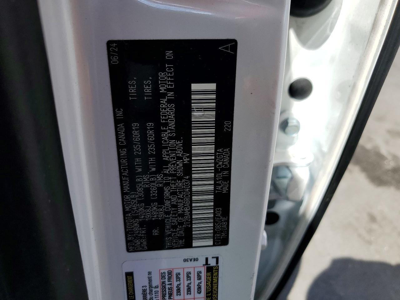 2024 Lexus Rx 350 Base - zdjęcie 12