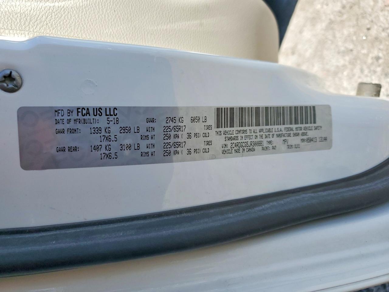 2018 Dodge Grand Caravan Sxt - zdjęcie 14