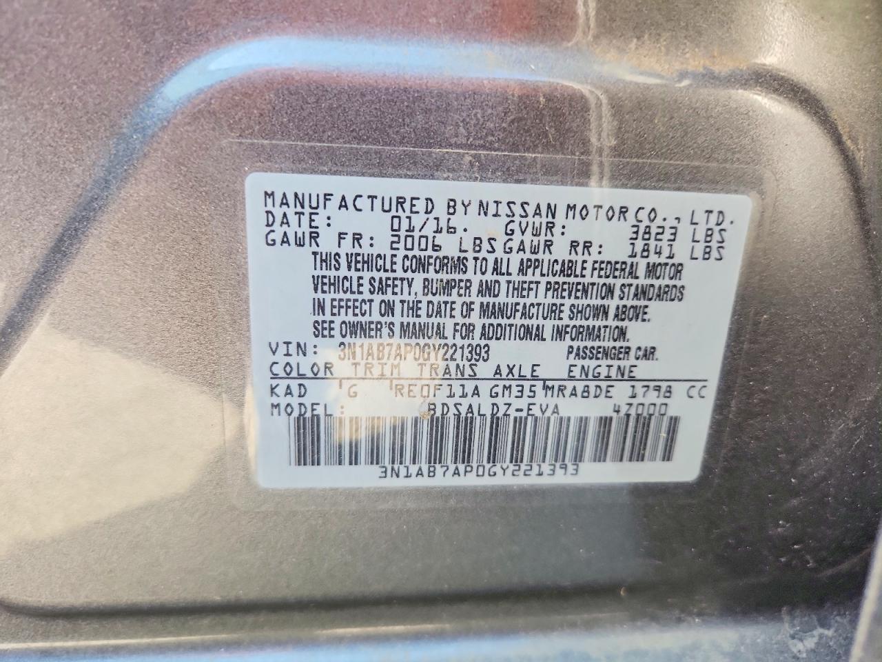 2016 Nissan Sentra - zdjęcie 12