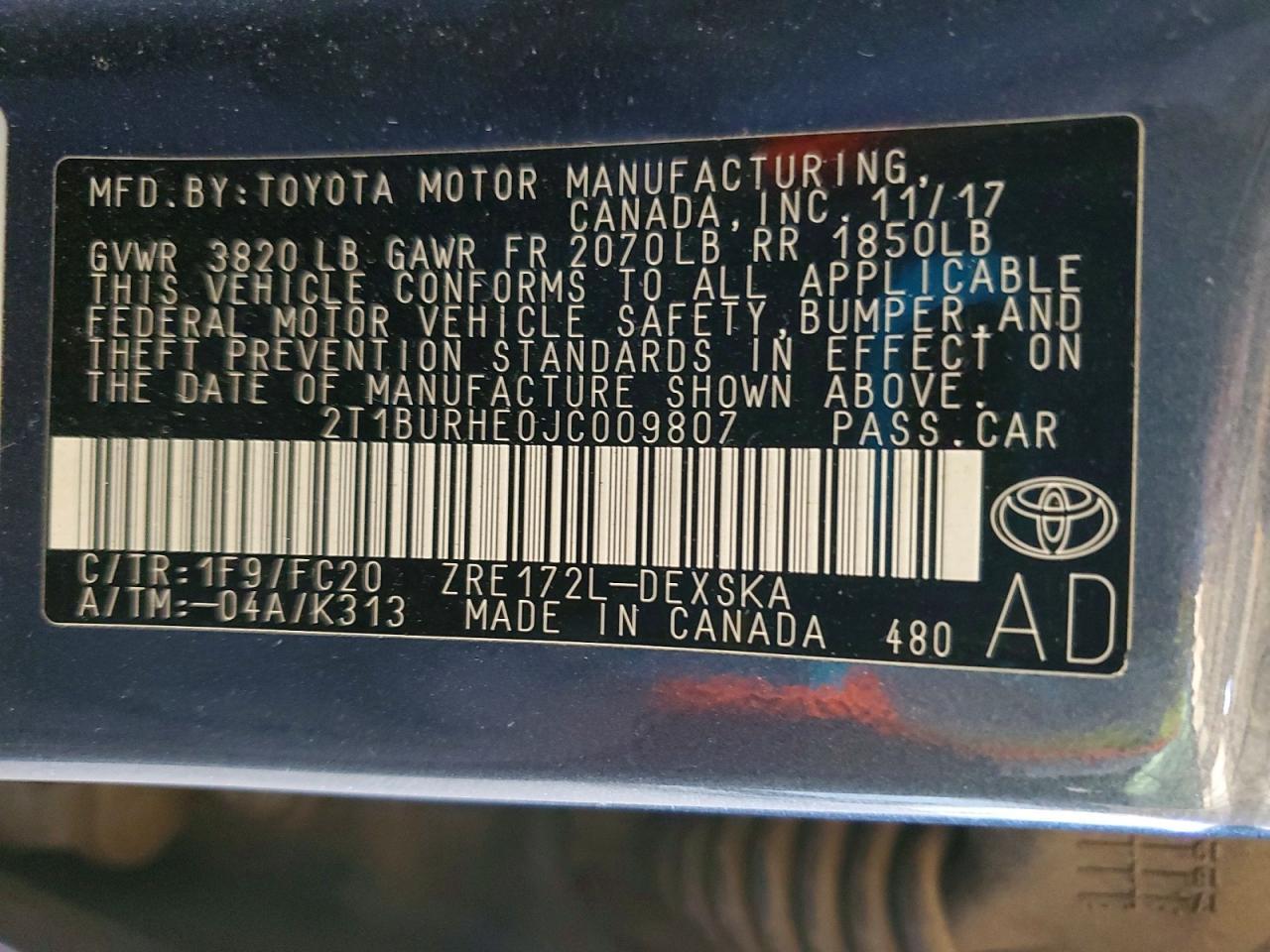 2018 Toyota Corolla Se - zdjęcie 12