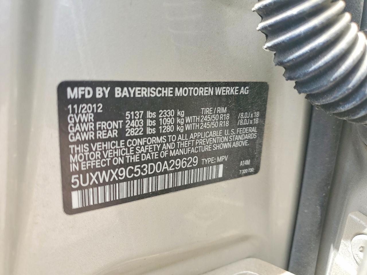 2013 BMW X3 xDrive28I - zdjęcie 14