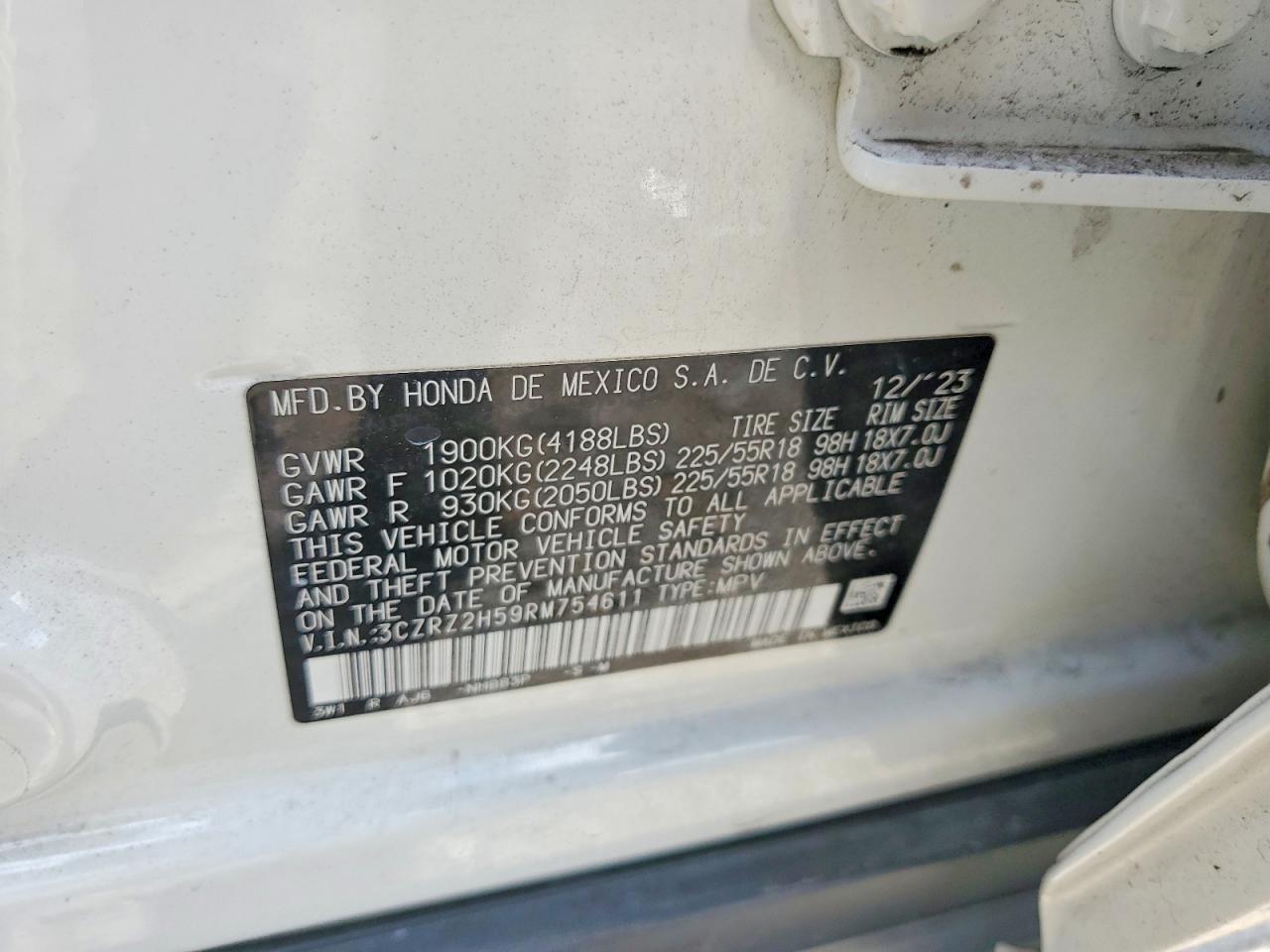 2024 Honda Hr-V Sport - zdjęcie 13