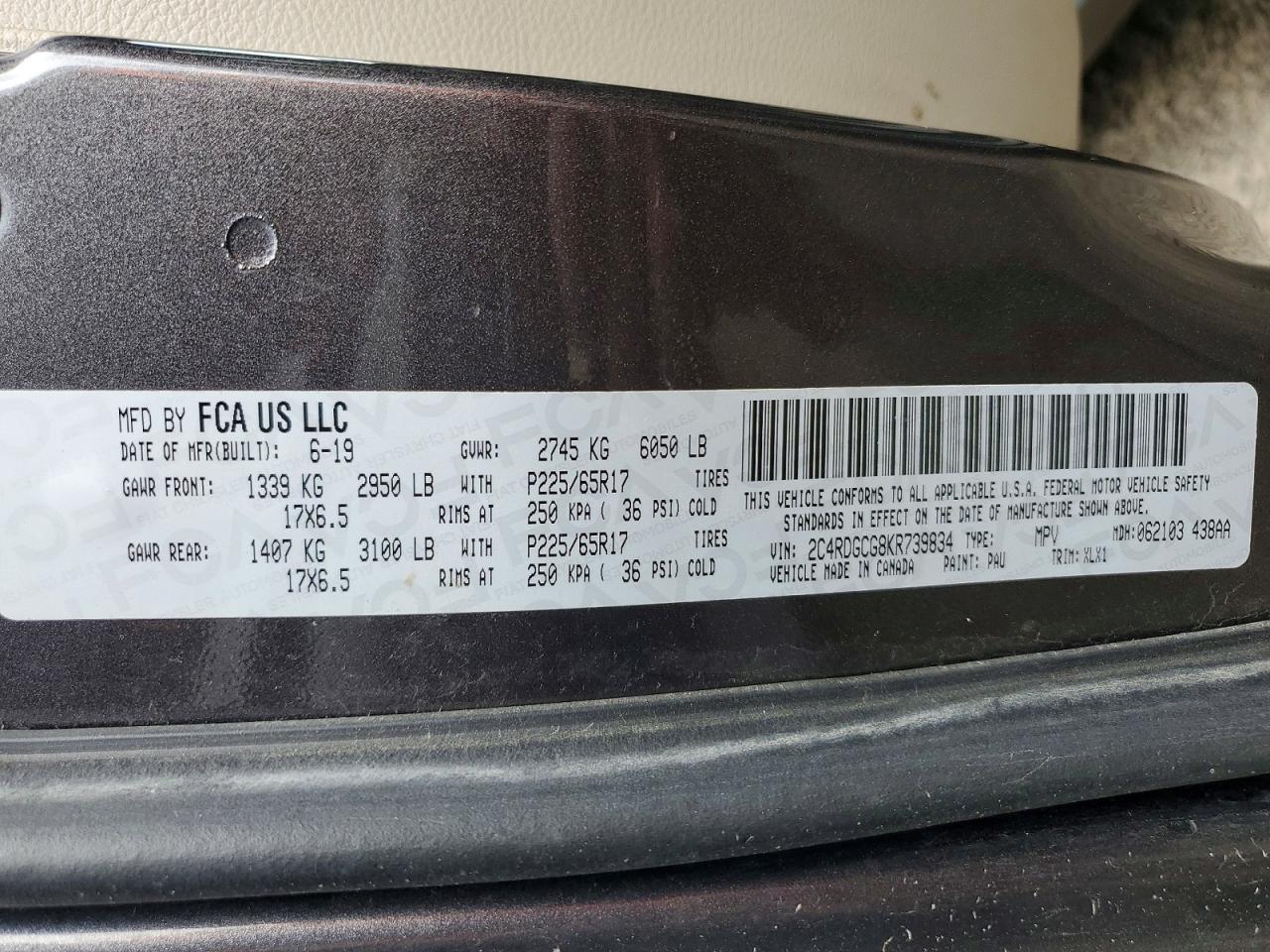 2019 Dodge Grand Caravan Sxt - zdjęcie 13