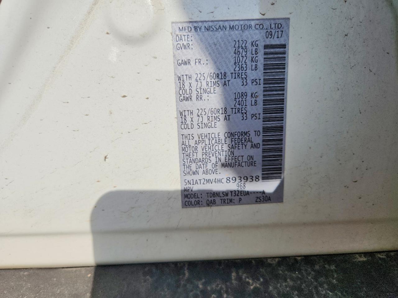 2017 Nissan Rogue - zdjęcie 13