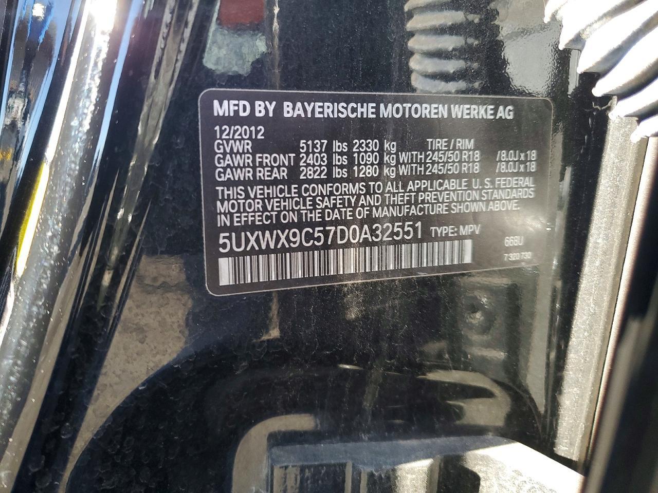 2013 BMW X3 xDrive28I - zdjęcie 12