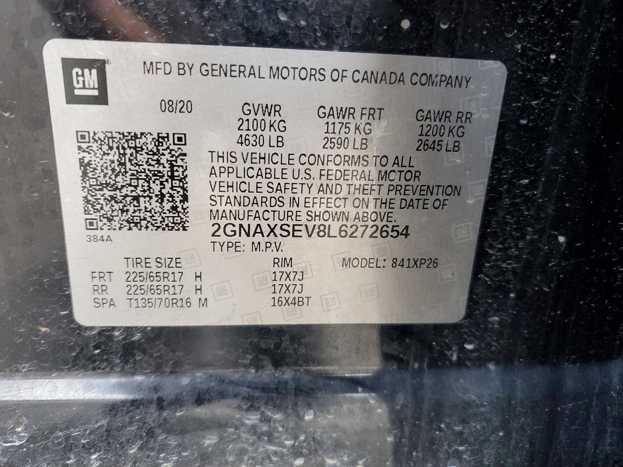 2020 Chevrolet Equinox Ls - zdjęcie 14