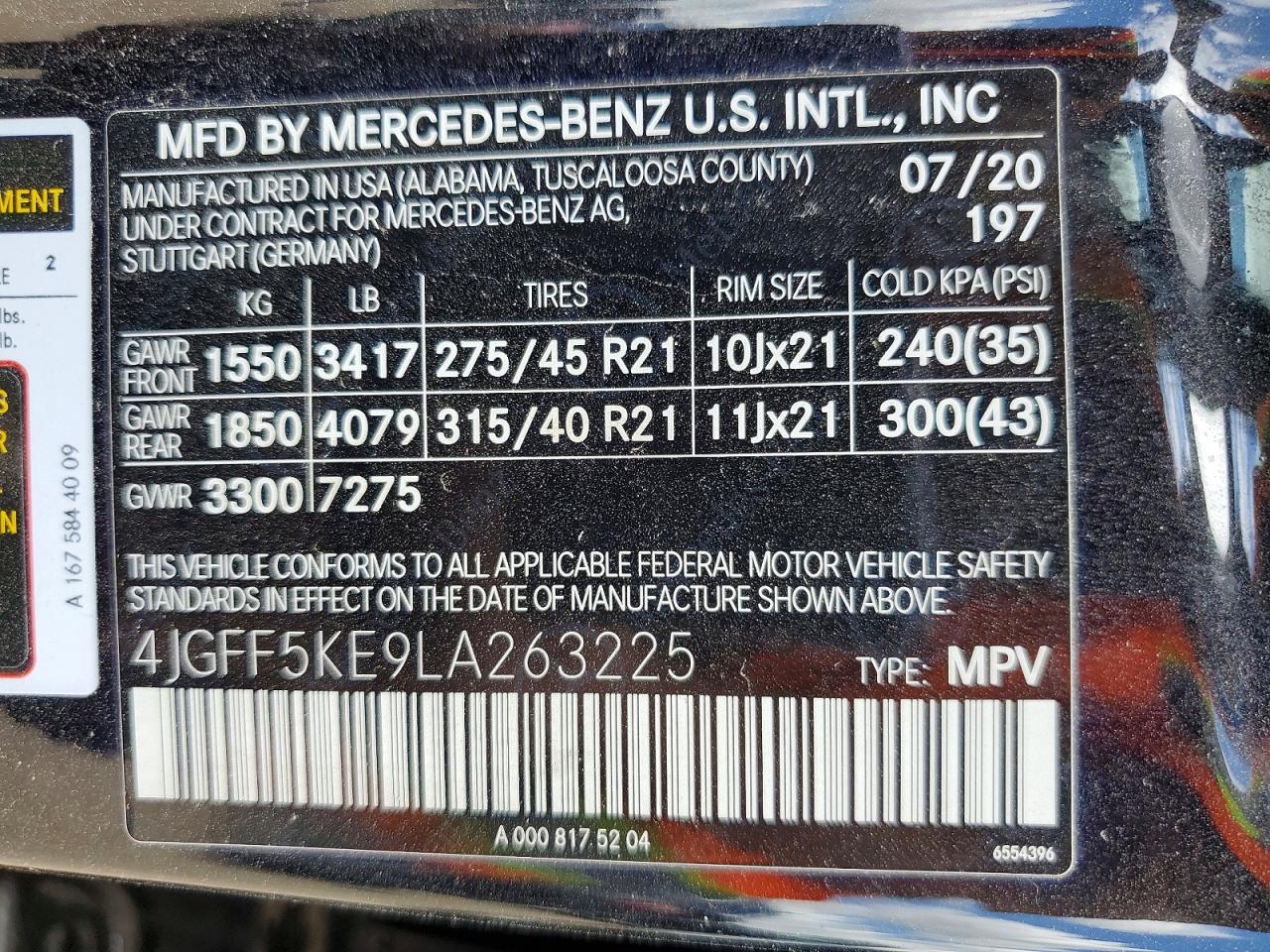 2020 Mercedes-Benz Gls 450 4Matic - zdjęcie 14