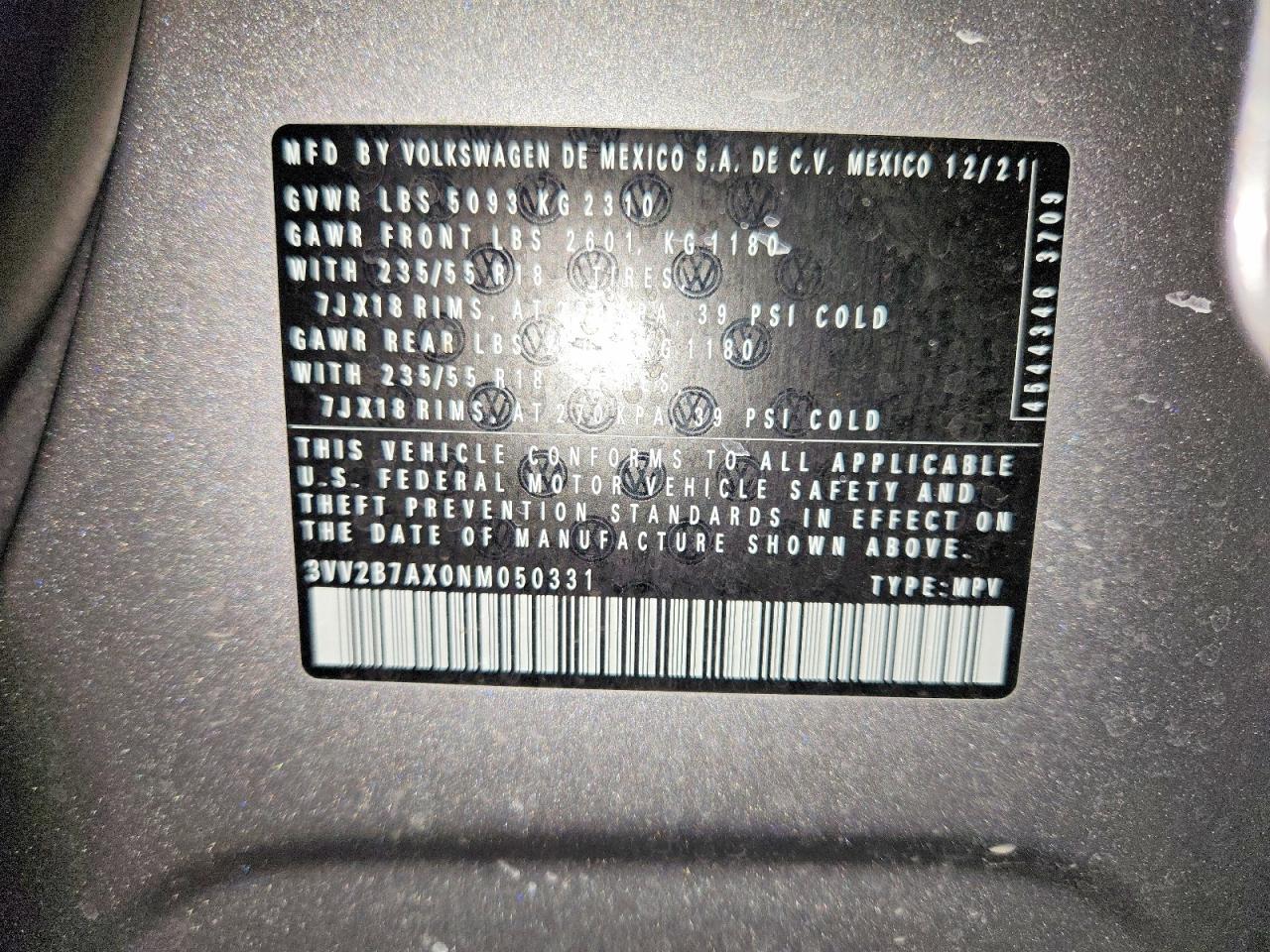 2022 Volkswagen Tiguan Se - zdjęcie 13