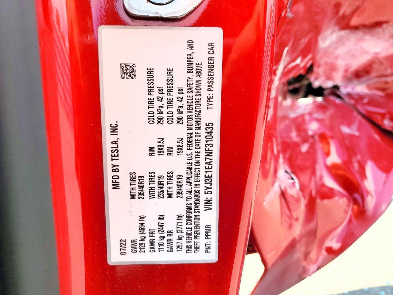 2022 Tesla Model 3 - zdjęcie 12
