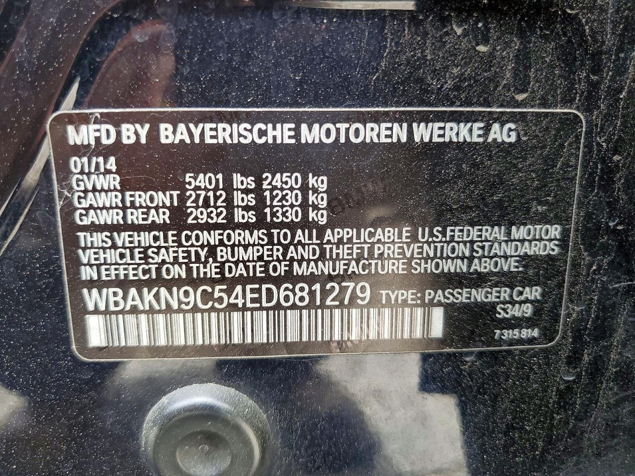 2014 BMW 550 I - zdjęcie 12