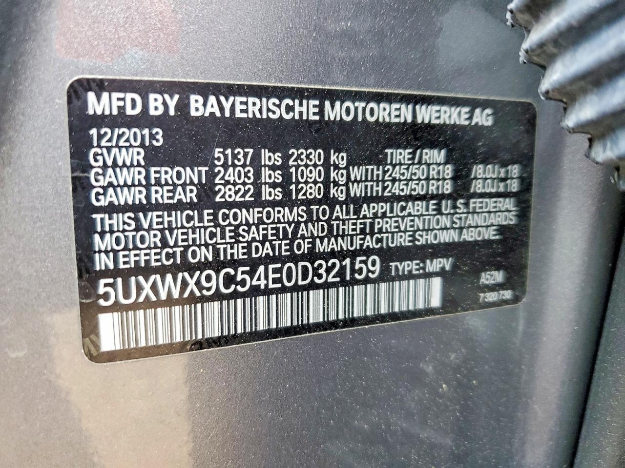 2014 BMW X3 xDrive28I - zdjęcie 13