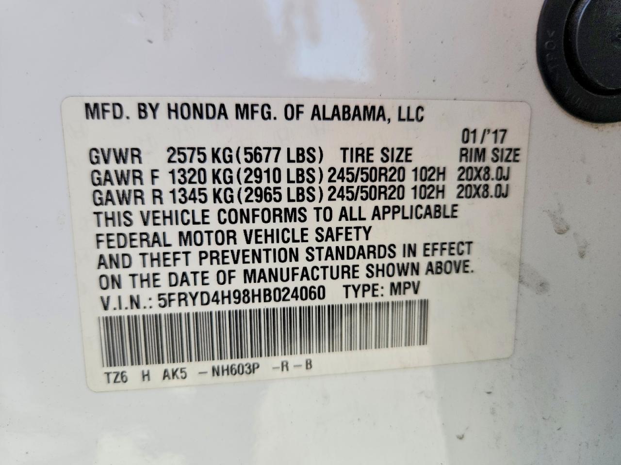 2017 Acura Mdx Advance - zdjęcie 13
